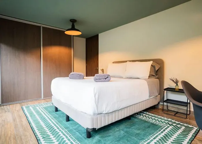 Apartment Stylish 2br-2ba Near Plaza De Toros Mexico City